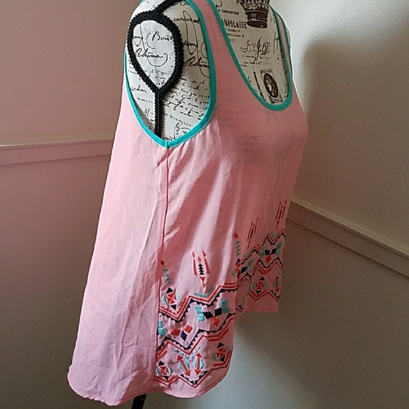 Pink Hi-Lo Top - Picture 2 of 5